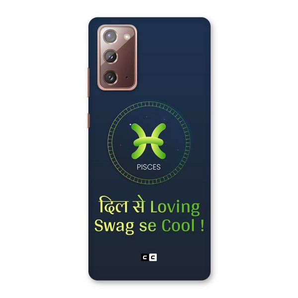 Pisces Swag Back Case for Galaxy Note 20