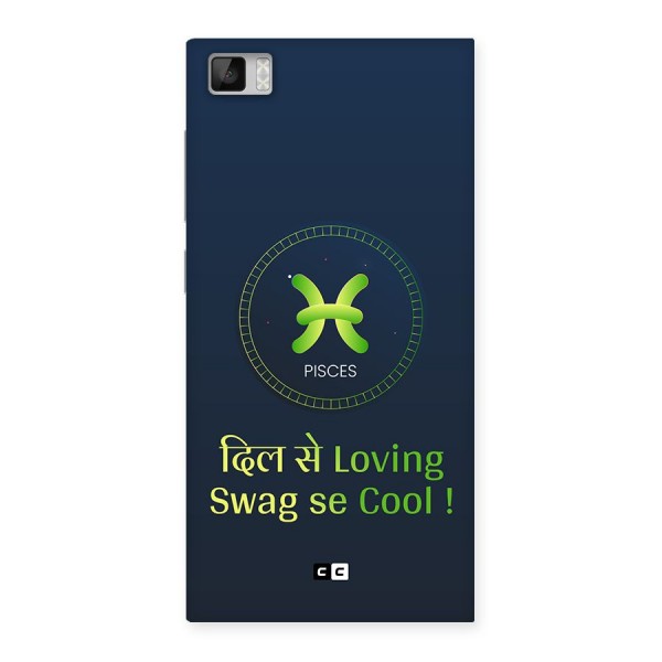 Pisces Swag Back Case for Mi3