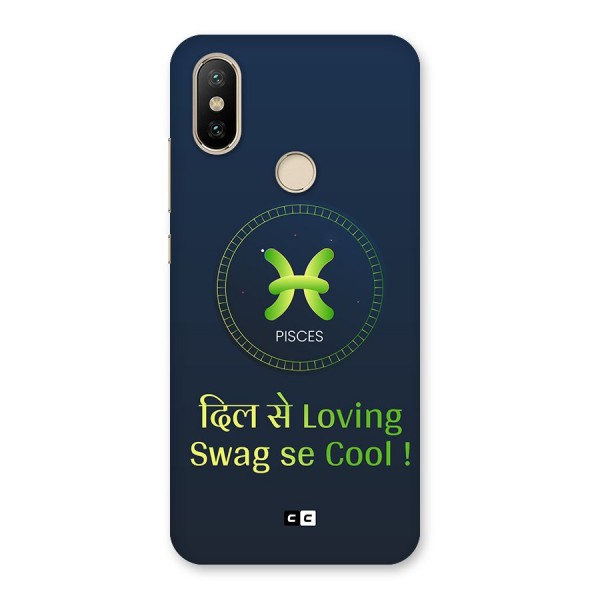 Pisces Swag Back Case for Mi A2