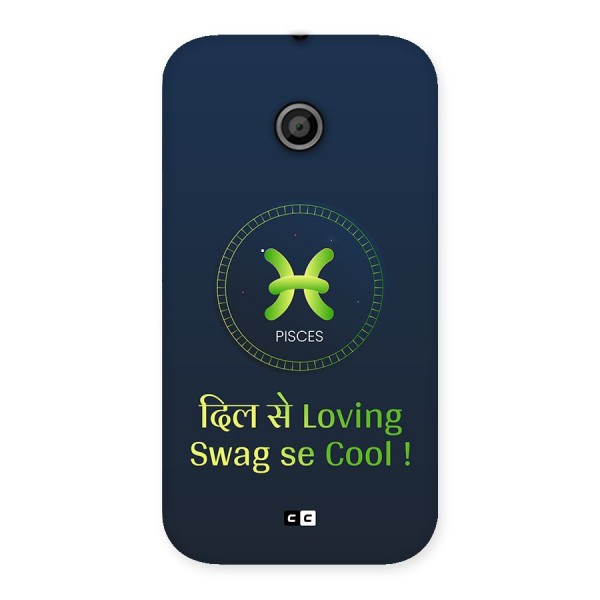 Pisces Swag Back Case for Moto E