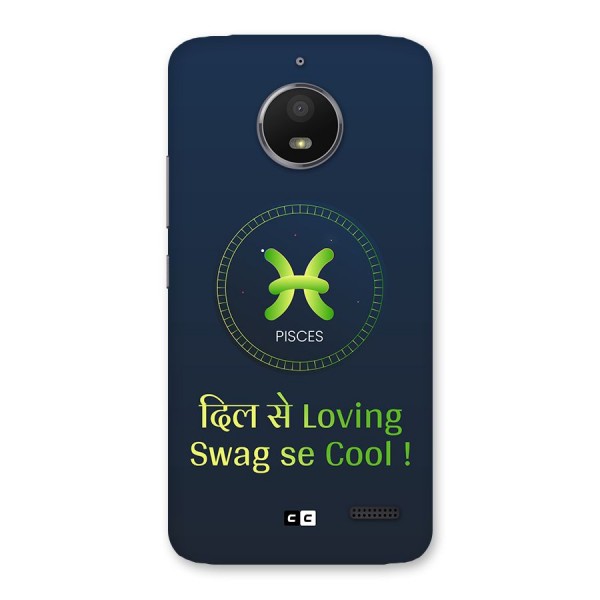 Pisces Swag Back Case for Moto E4