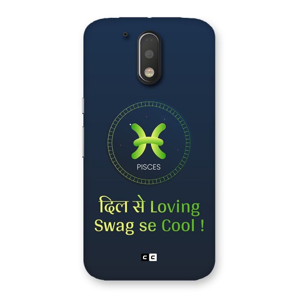 Pisces Swag Back Case for Moto G4