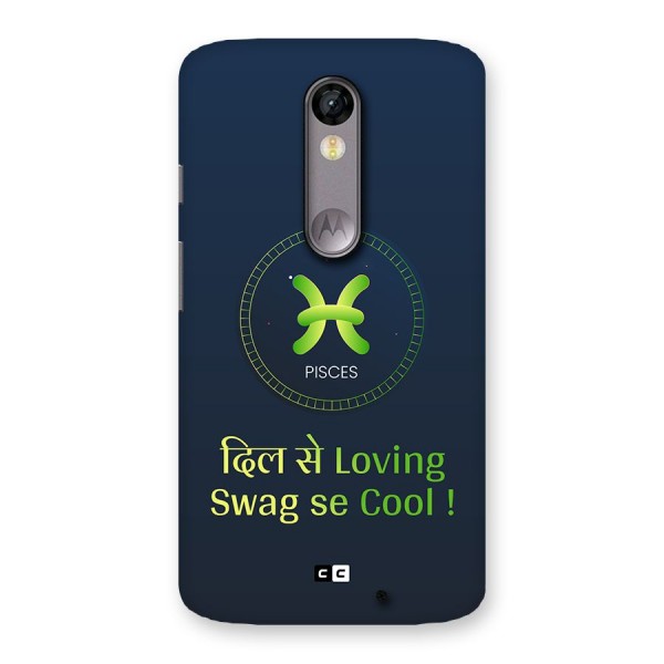 Pisces Swag Back Case for Moto X Force