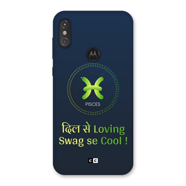 Pisces Swag Back Case for Motorola One Power