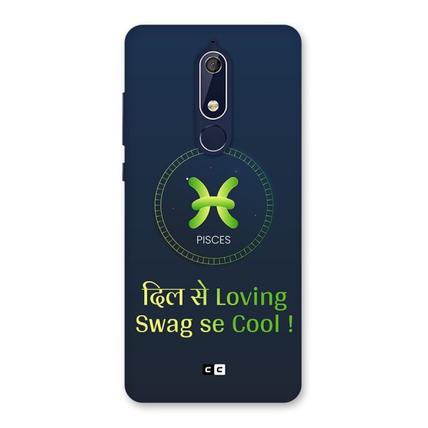 Pisces Swag Back Case for Nokia 5.1