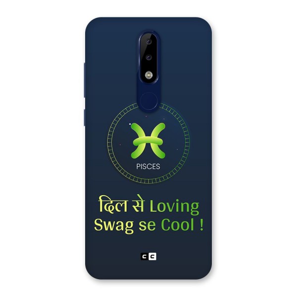 Pisces Swag Back Case for Nokia 5.1 Plus