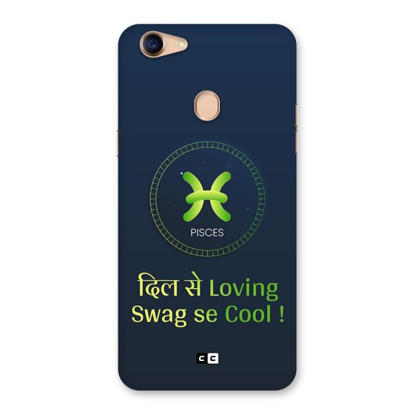 Pisces Swag Back Case for Oppo F5