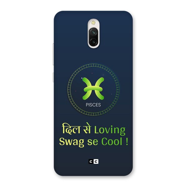 Pisces Swag Back Case for Redmi 8A Dual