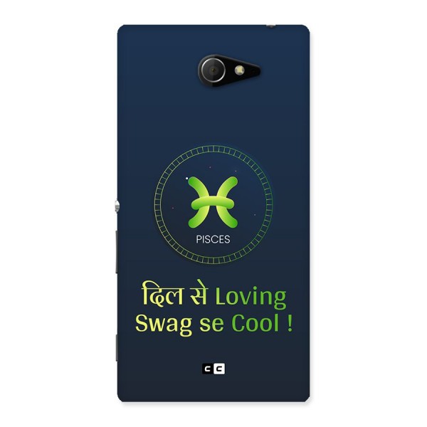 Pisces Swag Back Case for Xperia M2