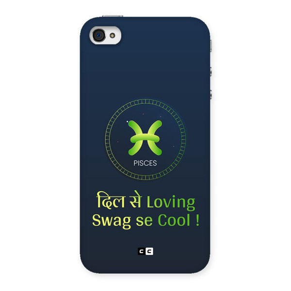 Pisces Swag Back Case for iPhone 4 4s