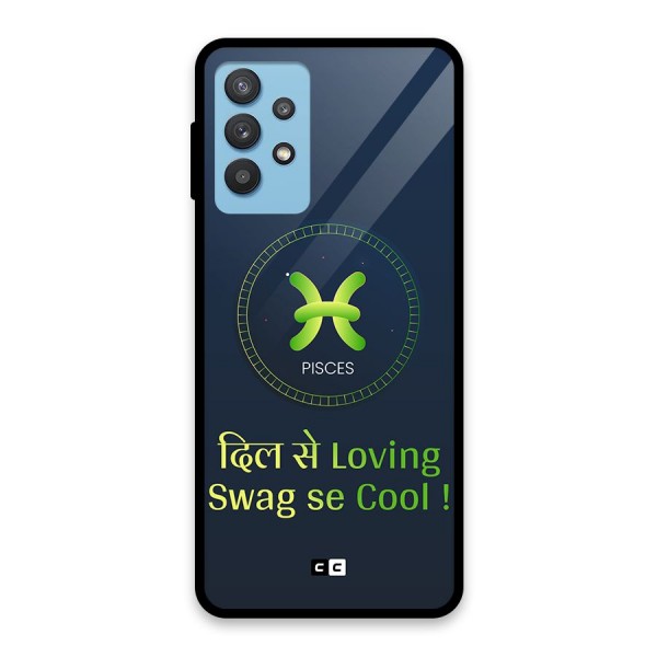 Pisces Swag Glass Back Case for Galaxy M32 5G