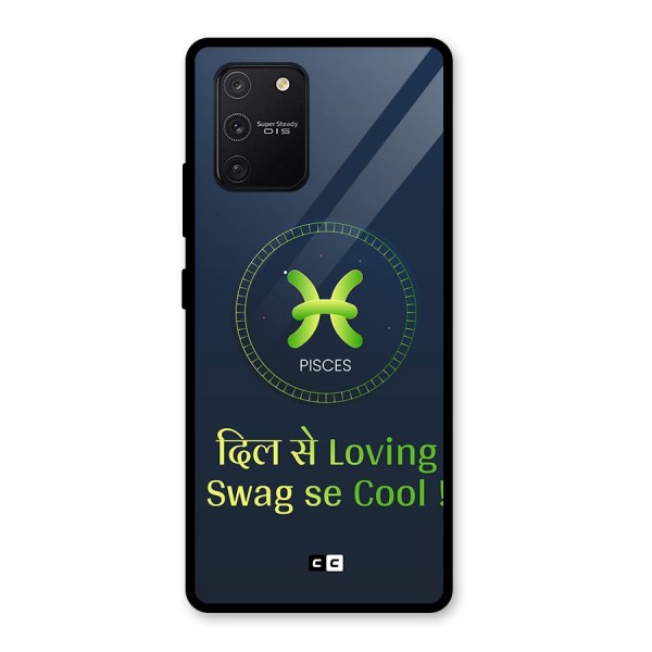 Pisces Swag Glass Back Case for Galaxy S10 Lite