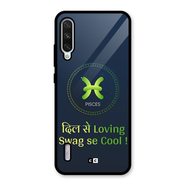 Pisces Swag Glass Back Case for Mi A3