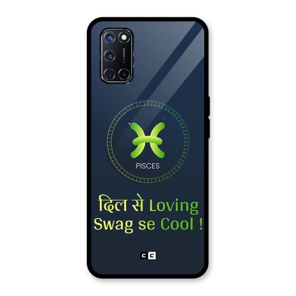 Pisces Swag Glass Back Case for Oppo A52