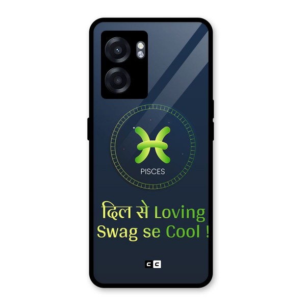 Pisces Swag Glass Back Case for Oppo K10 (5G)