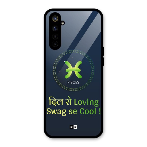 Pisces Swag Glass Back Case for Realme 6