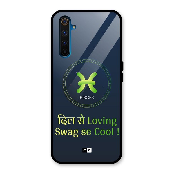 Pisces Swag Glass Back Case for Realme 6 Pro