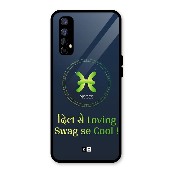 Pisces Swag Glass Back Case for Realme 7