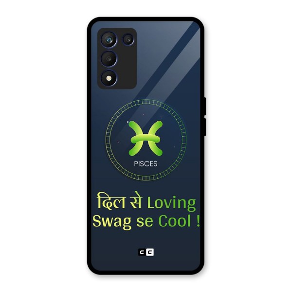 Pisces Swag Glass Back Case for Realme 9 5G Speed