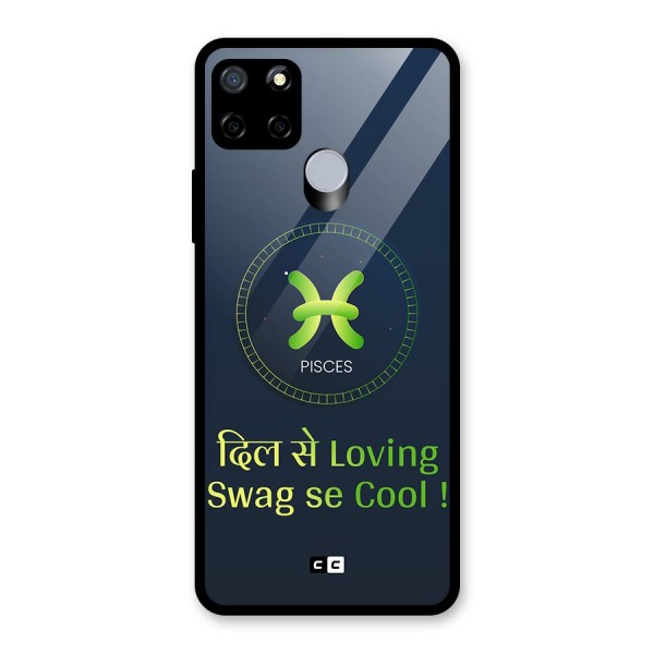 Pisces Swag Glass Back Case for Realme C12