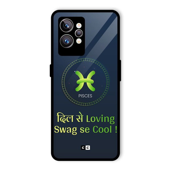 Pisces Swag Glass Back Case for Realme GT2 Pro