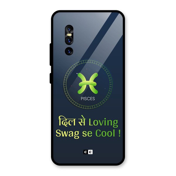 Pisces Swag Glass Back Case for Vivo V15 Pro