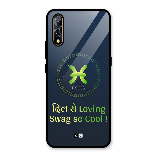 Pisces Swag Glass Back Case for Vivo Z1x