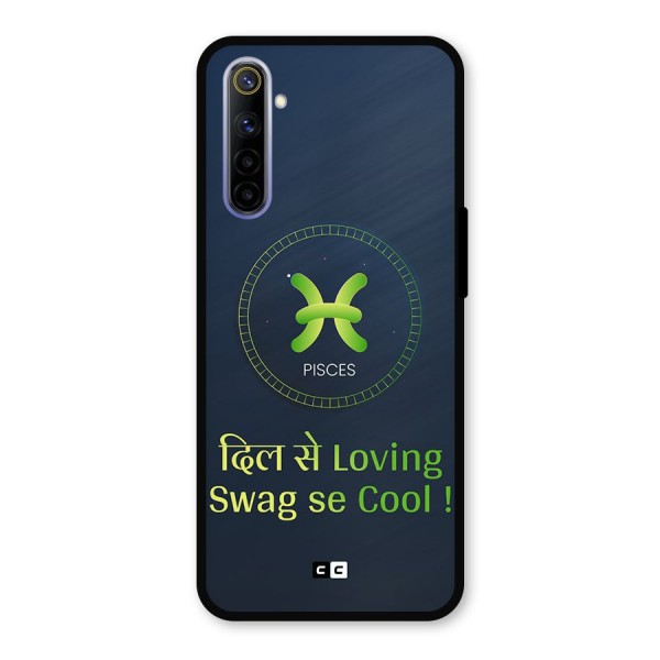 Pisces Swag Metal Back Case for Realme 6