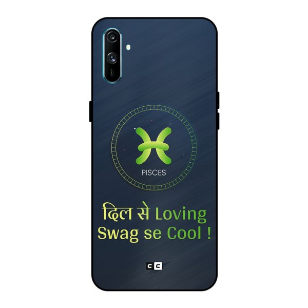 Pisces Swag Metal Back Case for Realme C3