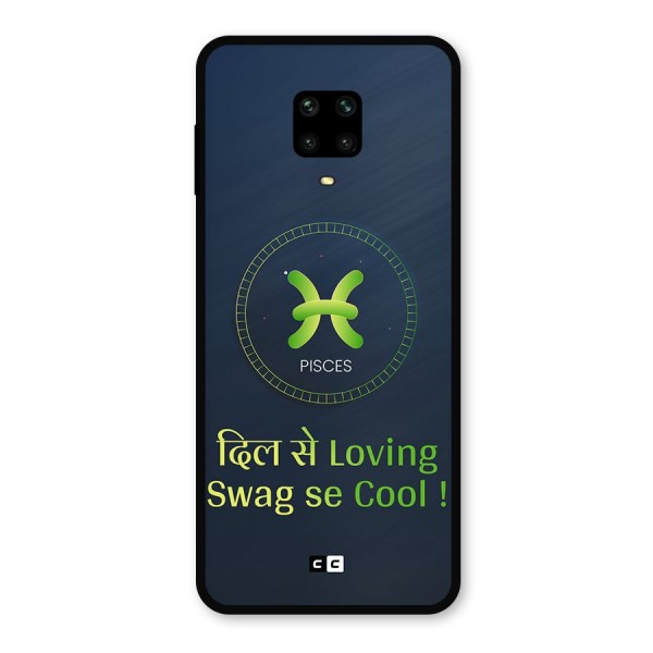 Pisces Swag Metal Back Case for Redmi Note 10 Lite