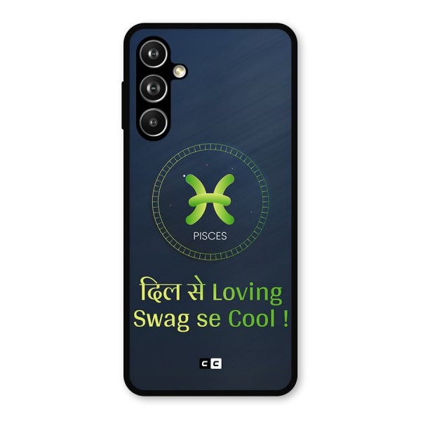 Pisces Swag Metal Back Case for Samsung Galaxy M54