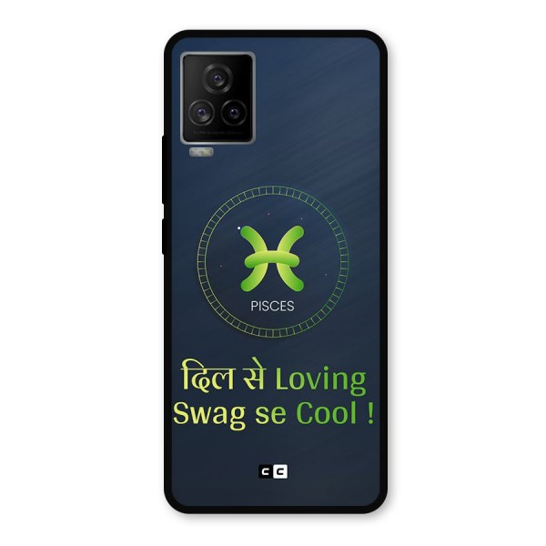 Pisces Swag Metal Back Case for iQOO 7 Legend 5G