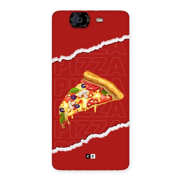 Pizza Lover Back Case for Canvas Knight A350