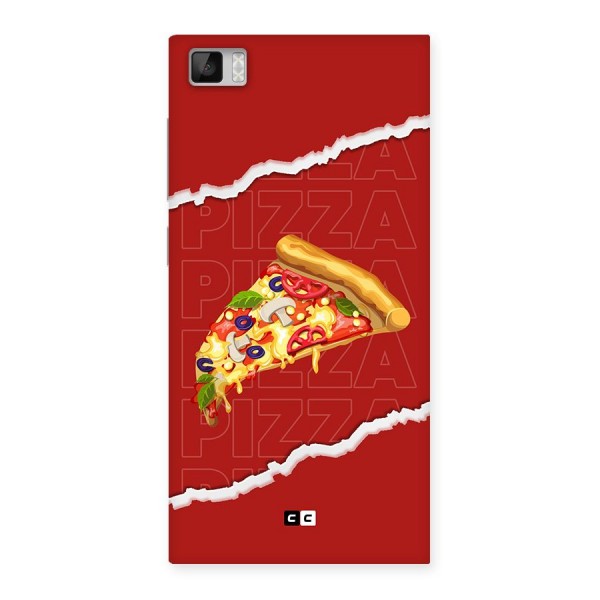 Pizza Lover Back Case for Mi3