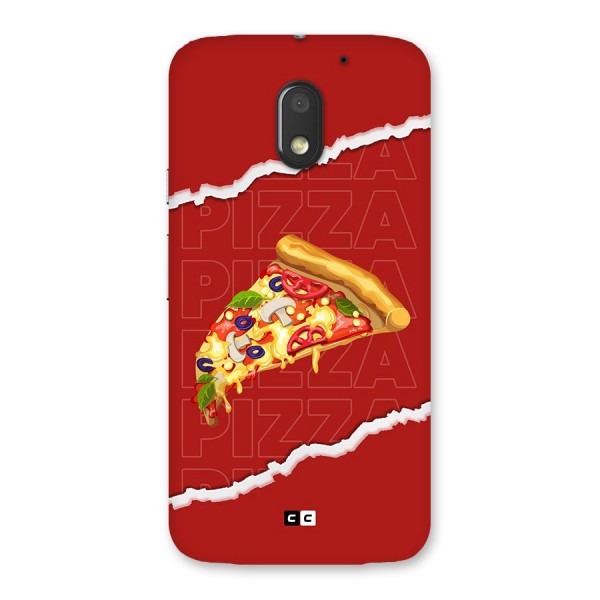 Pizza Lover Back Case for Moto E3 Power