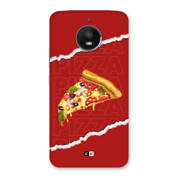 Pizza Lover Back Case for Moto E4 Plus