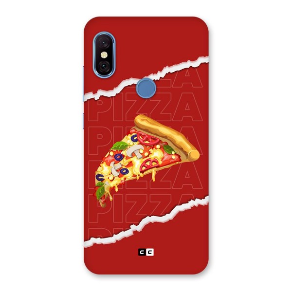 Pizza Lover Back Case for Redmi Note 6 Pro