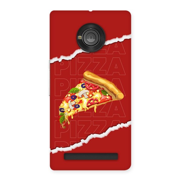 Pizza Lover Back Case for Yuphoria