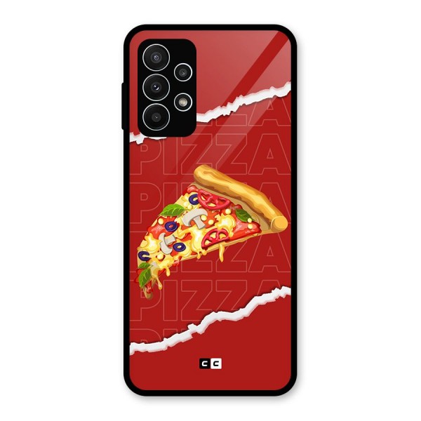 Pizza Lover Glass Back Case for Galaxy A23