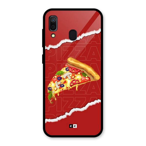 Pizza Lover Glass Back Case for Galaxy A30