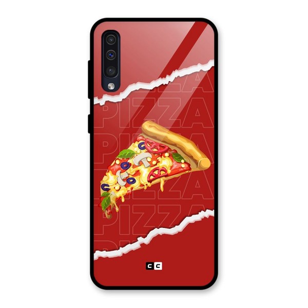 Pizza Lover Glass Back Case for Galaxy A50s