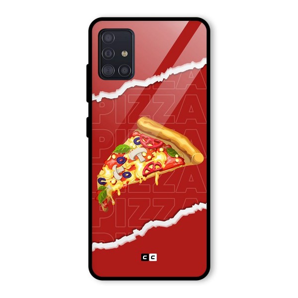 Pizza Lover Glass Back Case for Galaxy A51