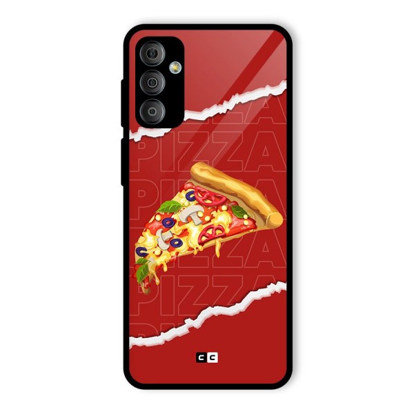 Pizza Lover Glass Back Case for Galaxy F23