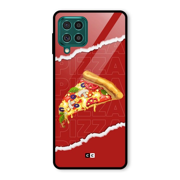 Pizza Lover Glass Back Case for Galaxy F62