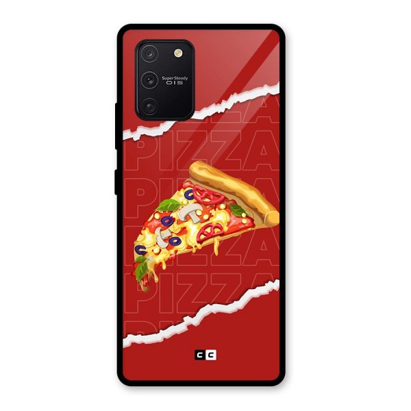 Pizza Lover Glass Back Case for Galaxy S10 Lite