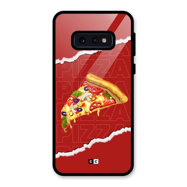 Pizza Lover Glass Back Case for Galaxy S10e