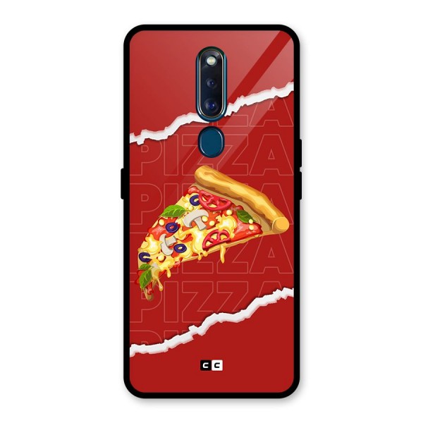 Pizza Lover Glass Back Case for Oppo F11 Pro