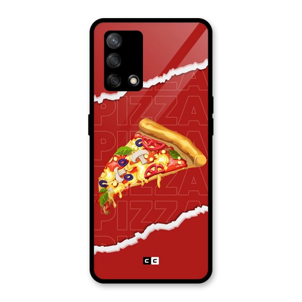 Pizza Lover Glass Back Case for Oppo F19