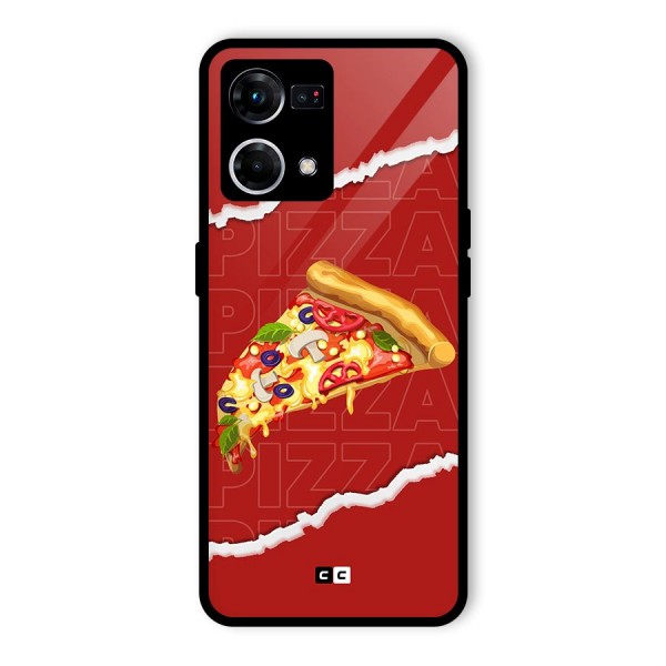 Pizza Lover Glass Back Case for Oppo F21 Pro 5G