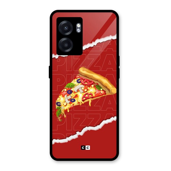 Pizza Lover Glass Back Case for Oppo K10 (5G)